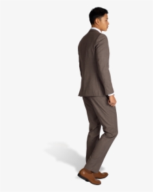 Cafe Brown Notch Lapel Suit By Allure - Formal Wear, HD Png Download, Free Download
