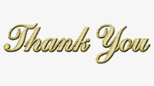 Thank You Png Images - Thank You Transparent Gold, Png Download, Free Download