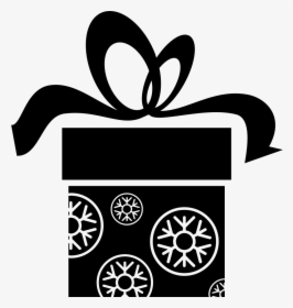 Giftbox - Gift Box Png Silhouette, Transparent Png, Free Download