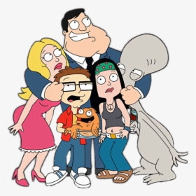 American Dad Stan Smith Hugging Family - American Dad!, HD Png Download, Free Download