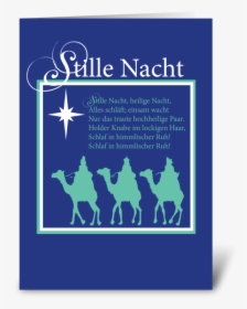 Stille Nacht Christmas - Three Wise Men Template, HD Png Download, Free Download