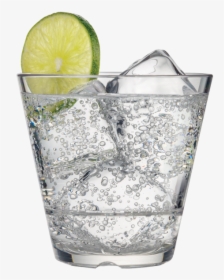 Drinique Caliber Rocks - Water In Cocktail Glass, HD Png Download, Free Download