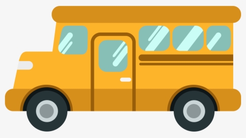 School Bus Cartoon - School Bus Animated Png, Transparent Png, Free Download