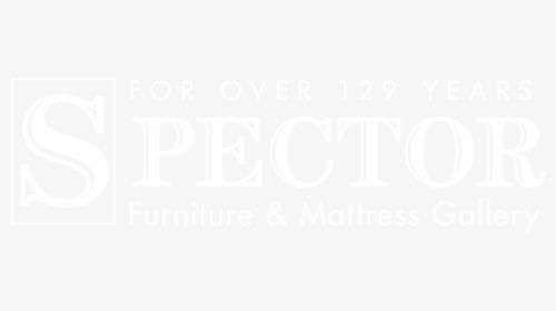 Spector Furniture & Mattress Gallery Logo - Calligraphy, HD Png Download, Free Download