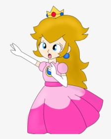 Princess Peach Clipart Old School - Cartoon, HD Png Download, Free Download