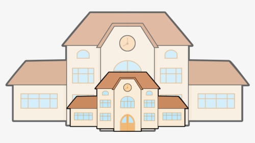 Mini Schools - School Building Clipart Transparent, HD Png Download, Free Download
