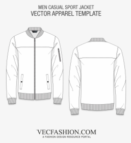 Men Casual Sport Jacket"  Class="lazyload Lazyload - Jacket Vector, HD Png Download, Free Download