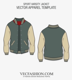 Download Transparent Baseball Vector Png Varsity Jacket Template Vector Png Download Kindpng