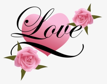 Wedding Png Transparent Images - Love Heart And Roses, Png Download, Free Download
