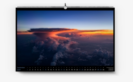 Transparent Sunset Clouds Png - Led-backlit Lcd Display, Png Download, Free Download