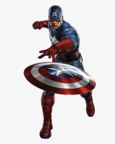 Captain America Free Png Image - Avengers Capitan America Png, Transparent Png, Free Download