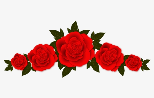 Rosas, Flores, Viñeta, Diseño, Placa De, Marco - Transparent Background Roses Clipart, HD Png Download, Free Download