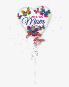 I Love You Mom Butterflies - Love Mom Hd, HD Png Download, Free Download