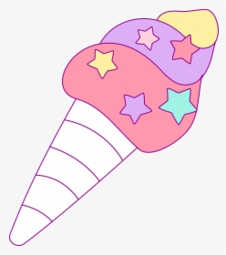 Ice Cream Png Tumblr - Pastel Ice Cream Png, Transparent Png, Free Download