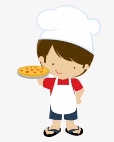 Clip Art Pin By Veronica Lina - Kids Making Pizza Clip Art, HD Png Download, Free Download