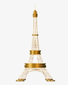 Eiffel Tower Png High-quality Image - Gold Eiffel Tower Transparent Background, Png Download, Free Download