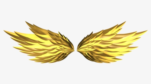 Wings, Gold, Fire, Flames, Mythological, Flame, Burn - Transparent Gold Fire, HD Png Download, Free Download