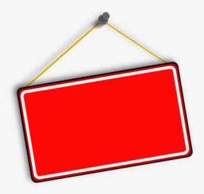 Hanging Sign Red Free Vector Graphic On Pixabay - Classes Cancelled, HD Png Download, Free Download