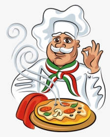 Pizzaïolo Png, Dessin, Tube Alimentation, Cuisinier, - Italian Food Cartoon, Transparent Png, Free Download