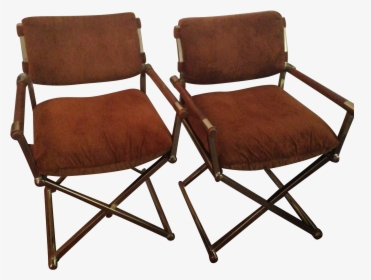 Milo Baughman Vintage Director A Pair On - Director's Chair, HD Png Download, Free Download