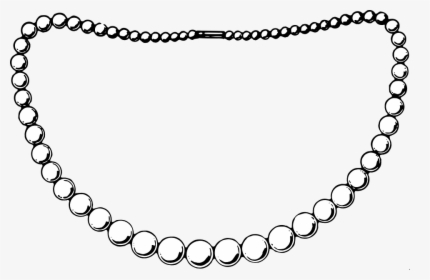 Pearls, Necklace, Jewelry, Jewel, Accessories, Fashion - Black And White Pearl Necklace Clipart, HD Png Download, Free Download
