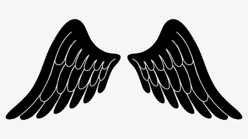 Track Clipart Wing - Angel Wings Silhouette Vector, HD Png Download, Free Download