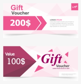 Clip Art Design A Gift Certificate - Shopping Voucher Design, HD Png Download, Free Download