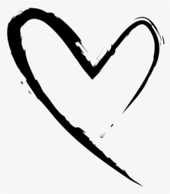 Hand Drawn Heart - Hand Drawn Heart Outline Png, Transparent Png, Free Download