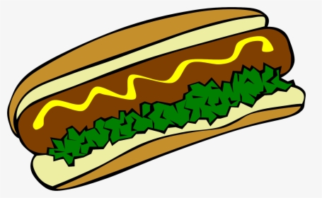 Cachorro Quente, Refeição, Alimentos, Almoço, Proteína - Hot Dog Clip Art, HD Png Download, Free Download