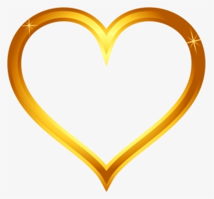 Gold Heart Png Transparent, Png Download, Free Download