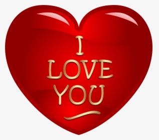 I Love You Written In Heart Png Image - Heart, Transparent Png, Free Download