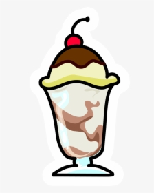 Pin By Fátima On Doces, Sorvetes, Bolos - Hot Fudge Sundae Clip Art, HD Png Download, Free Download