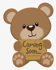 Pixel Paper Prints - Birthday Teddy Bear Cartoon, HD Png Download, Free Download