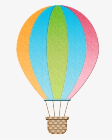 Transparent Hot Air Balloon Clipart Png - Globo Aerostatico Dibujo Animado, Png Download, Free Download