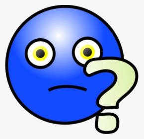 Emoticons Question Face Vector Clip Art - Question Mark Face, HD Png Download, Free Download
