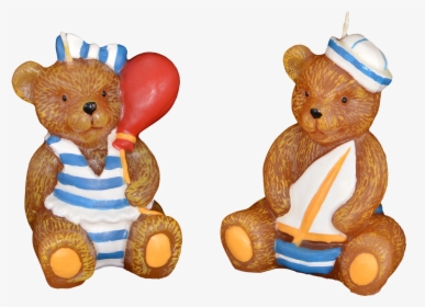 2 Ositos De Cera Marineros - Teddy Bear, HD Png Download, Free Download