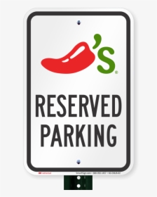 Reserved Parking Sign, Chilis Grill And Bar Clipart - Parking Sign, HD Png Download, Free Download