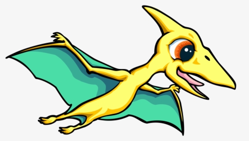 Transparent Flying Dinosaur Png - Pteranodon Clipart, Png Download, Free Download