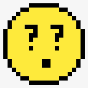 Question Face Clipart , Png Download - Spreadsheet Pixel Art Emoji, Transparent Png, Free Download
