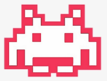 #games #videogames #gamer #retro #galaxy #pixels - Pixel Art Space Invaders, HD Png Download, Free Download