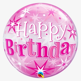 Happy Birthday Pink Balloon Png, Transparent Png, Free Download