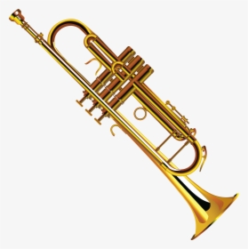 Trumpet Png Clipart - Trumpet Musical Instruments Clipart, Transparent Png, Free Download