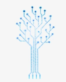 #stickergang #digital #tree #circuit #board #the #matrix - Hanukkah, HD Png Download, Free Download