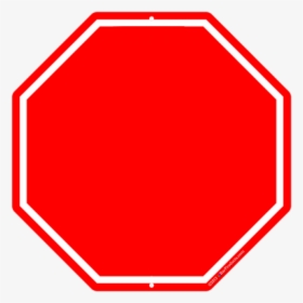 Octagon Custom Bar Sign - Printable Blank Stop Sign, HD Png Download, Free Download