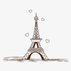 Ladybug Con La Torre Eiffel Clipart , Png Download - 1999 Ft Tower