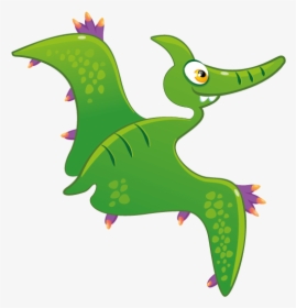 Flying Dinosaur Cartoon Png, Transparent Png, Free Download