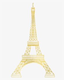 #torreeiffel #paris #torre #eiffel #gold - Tower, HD Png Download, Free Download