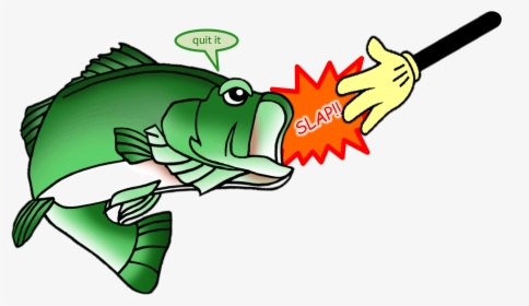 Clip Art Slapping Clip Art - Slap The Bass Fish, HD Png Download, Free Download