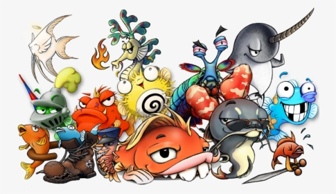 Fish Crew All - Cartoon, HD Png Download, Free Download