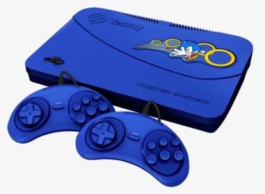 Master System Evolution Com 132 Jogos Na Memória - Sega Master System Azul, HD Png Download, Free Download